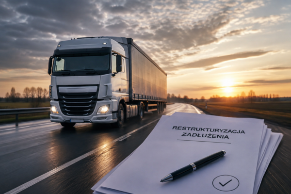 Restrukturyzacja firmy transportowej z Wielkopolski – ponad 2,5 mln zł zadłużenia rozłożone na raty